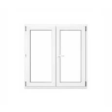 OKNO PVC 1465x1435 - ZLATÝ DUB - 2K (dvoukřídlé)