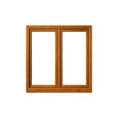 OKNO PVC 1465x1435 - ZLATÝ DUB - 2K (dvoukřídlé)