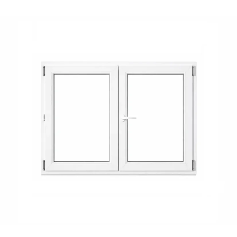 OKNO PVC 1765x1135 - ZLATÝ DUB - 2K (dvoukřídlé)