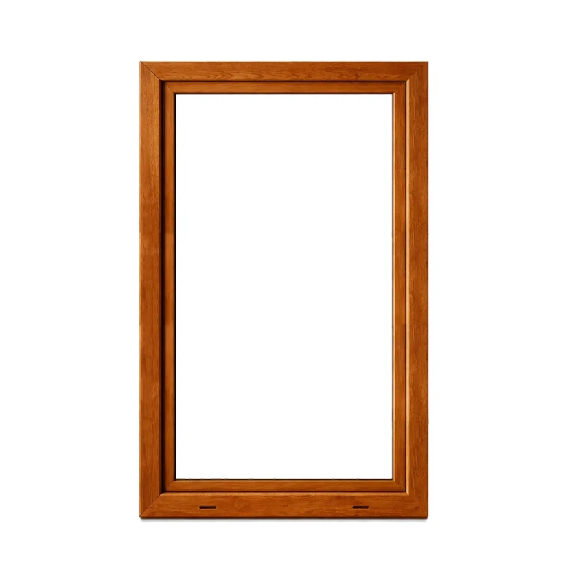 OKNO PVC 865x1435 - ZLATÝ DUB - Otevírání: Pravé
