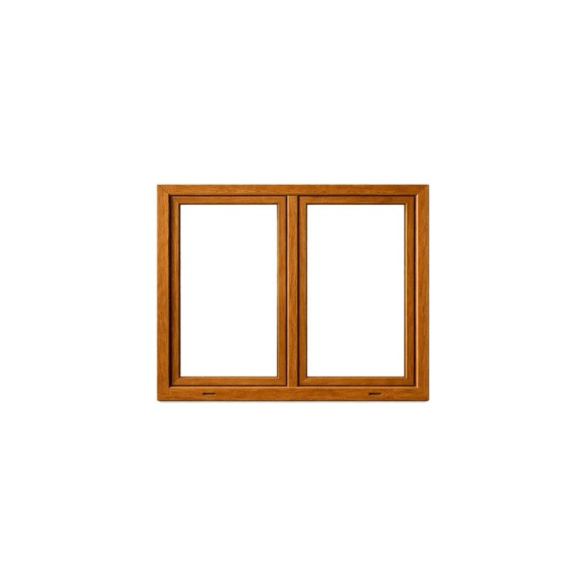 OKNO PVC 1165x835 - ZLATÝ DUB - 2K (dvoukřídlé)