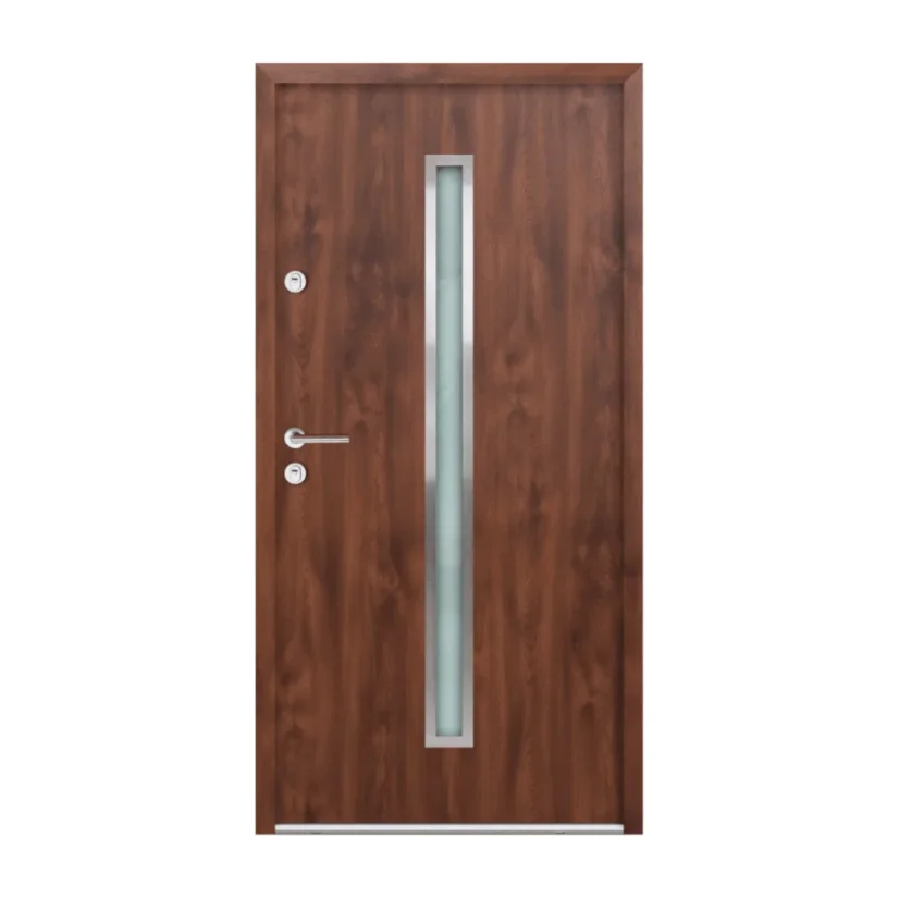 Moderní ocelové vchodové dveře ATS56 M501 - 1000x2070 MM - Otevírání: Levé
