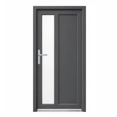 VCHODOVÉ DVEŘE PVC 1000×2050 mm – bílá/antracit