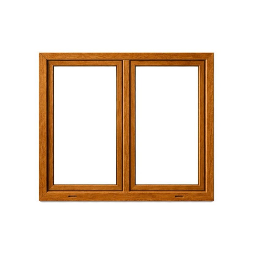 OKNO PVC 1765x1435 - ZLATÝ DUB - 2K (dvoukřídlé)