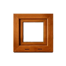 OKNO PVC 565x535 - ZLATÝ DUB