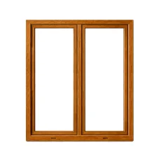 BALKONOVÉ DVEŘE PVC 1800x2050 - ZLATÝ DUB - 2K (dvoukřídlé)