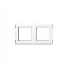 OKNO PVC 1465x835 - BÍLÉ - 2K (dvoukřídlé)
