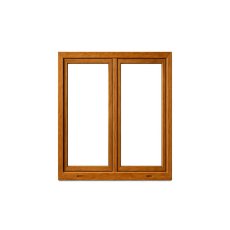OKNO PVC 1165x1435 - ZLATÝ DUB - 2K (dvoukřídlé)