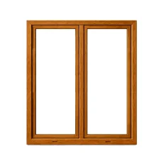 BALKONOVÉ DVEŘE PVC 1800x2050 - ZLATÝ DUB - 2K (dvoukřídlé)
