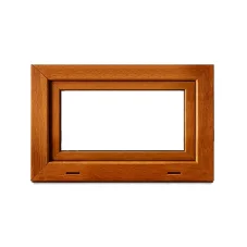 OKNO PVC 865x535 - ZLATÝ DUB - SKLOPNÉ