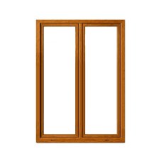 BALKONOVÉ DVEŘE PVC 1500x2050 - ZLATÝ DUB - 2K (dvoukřídlé)