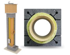 KOMÍNOVÝ SYSTÉM  Ø160 - DÉLKA 4 MB