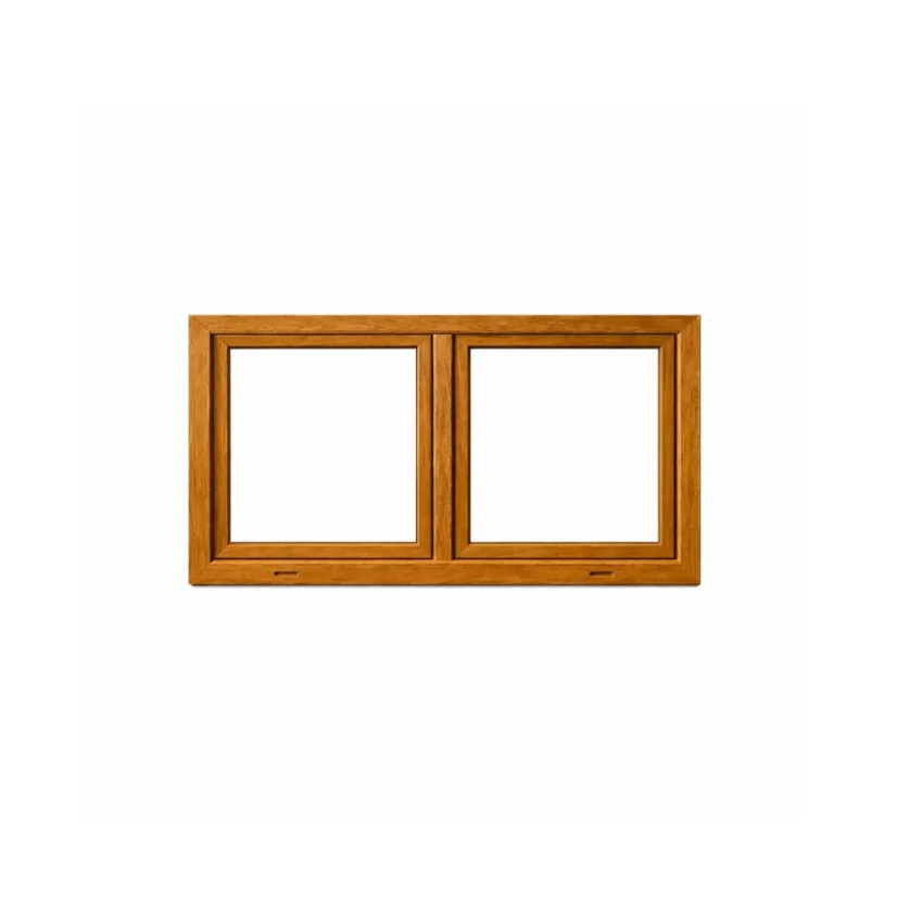 OKNO PVC 1465x835 - ZLATÝ DUB- 2K (dvoukřídlé)