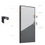 Moderní ocelové vchodové dveře ATS56 M501 - 1000x2070 MM - Otevírání: Levé