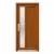 VCHODOVÉ DVEŘE PVC 1000×2050 mm – bílá/zlatý dub