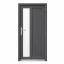 VCHODOVÉ DVEŘE PVC 1000×2050 mm – bílá/antracit