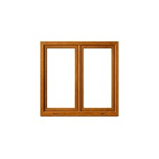 OKNO PVC 1165x1135 - ZLATÝ DUB - 2K (dvoukřídlé)