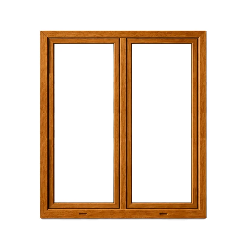 BALKONOVÉ DVEŘE PVC 1800x2050 - ZLATÝ DUB - 2K (dvoukřídlé)
