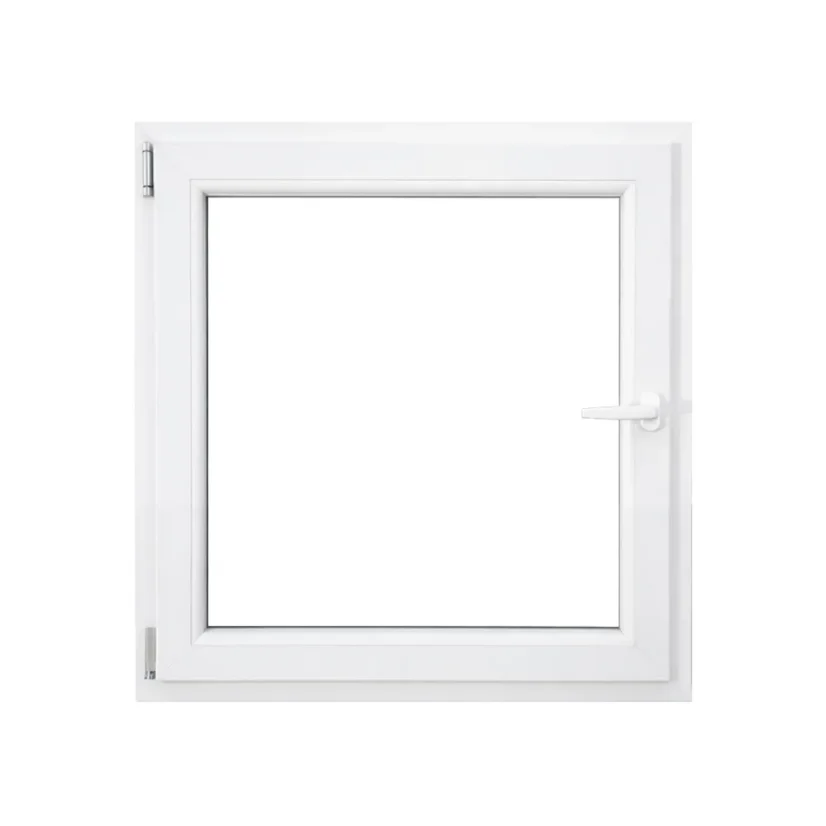 OKNO PVC 1000x1000 - BÍLÉ - Otevírání: Levé