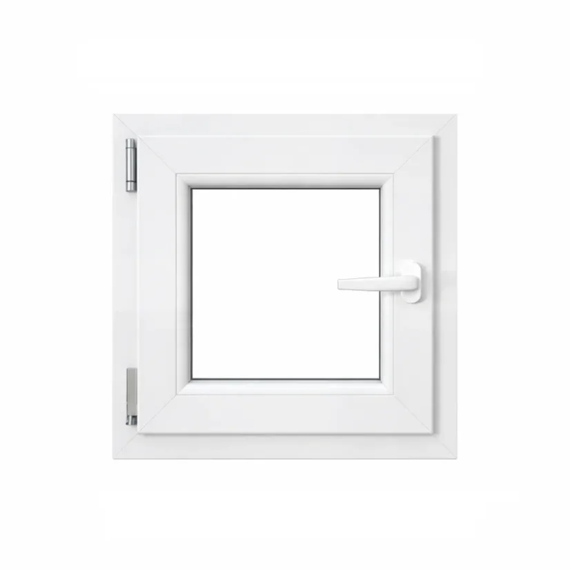 OKNO PVC 565x535 - ZLATÝ DUB - Otevírání: Pravé