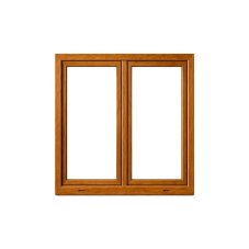 OKNO PVC 1465x1435 - ZLATÝ DUB - 2K (dvoukřídlé)