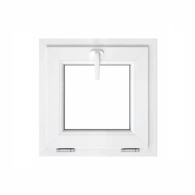 OKNO PVC 565x535 - BÍLÉ - SKLOPNÉ