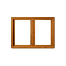 OKNO PVC 1765x1135 - ZLATÝ DUB - 2K (dvoukřídlé)