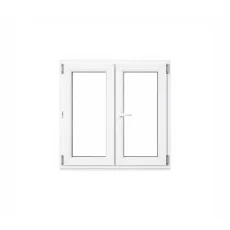 OKNO PVC 1165x1135 - ZLATÝ DUB - 2K (dvoukřídlé)