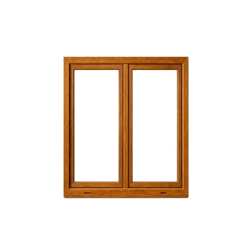 OKNO PVC 1165x1435 - ZLATÝ DUB - 2K (dvoukřídlé)