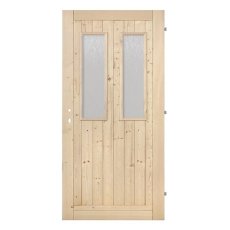 DVEŘE PALUBKOVÉ PRŮZOR 2X ZATEPLENÉ