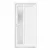 VCHODOVÉ DVEŘE PVC 1000×2050 mm – bílá/bílá