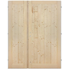 PALUBKOVÉ DVOUKŘÍDLOVÉ DVEŘE PLNÉ ZATEPLENÉ